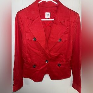 CAbi Women's Bold Red Blazer